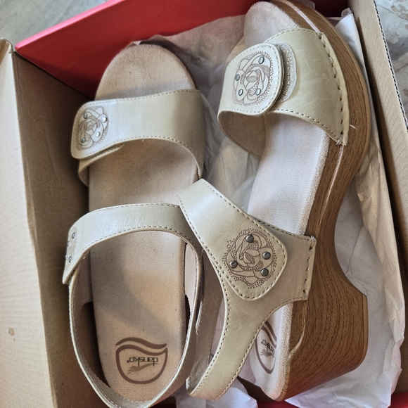 Dansko Comfort sandals 41 9 tan leather - Picture 1 of 6